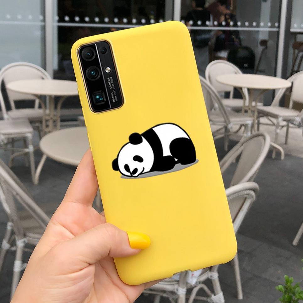 

Honor 30 Phone Case Beautiful Flowers Candy Color Cases For Huawei Honor 30 case 6.53 BMH-AN10 Soft Liquid Silicone Matte Bags Honor 30