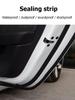 Car Noise Reduction Noise Strip Soundproof Waterproof Weatherstrip Edge Sealing Shockproof Auto Door Sealant for Tesla Model 3 Y