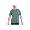 Nike T Shirts Men's Green Crew Neck Moderate Straight Fit DX6305-387