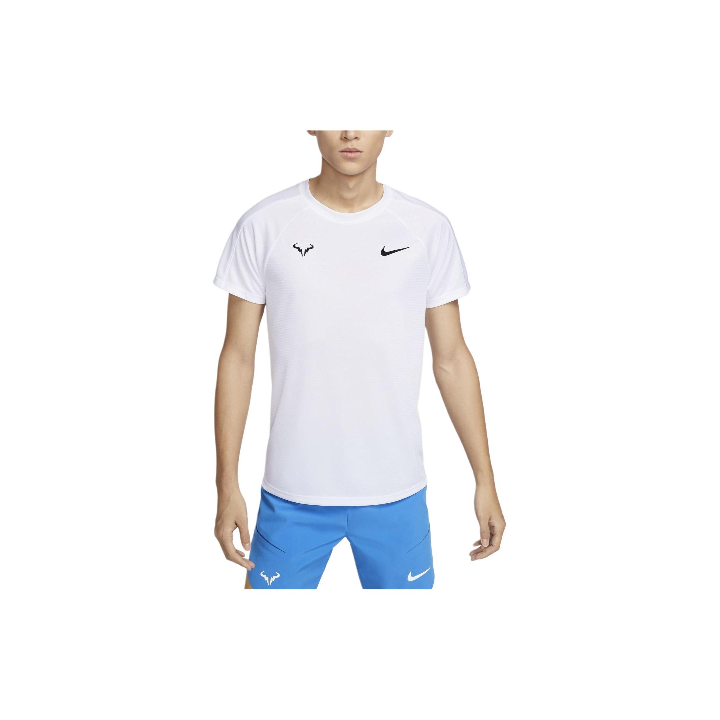 Nike Rafa Challenger Dri-FIT Tennis T-shirt Asia Sizing White Men s DV2888-100 S