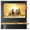 Unframed European Running Horses Animal Landscape Painting On Canvas Wall Art Picture Print and Poster Modern Home Decoration