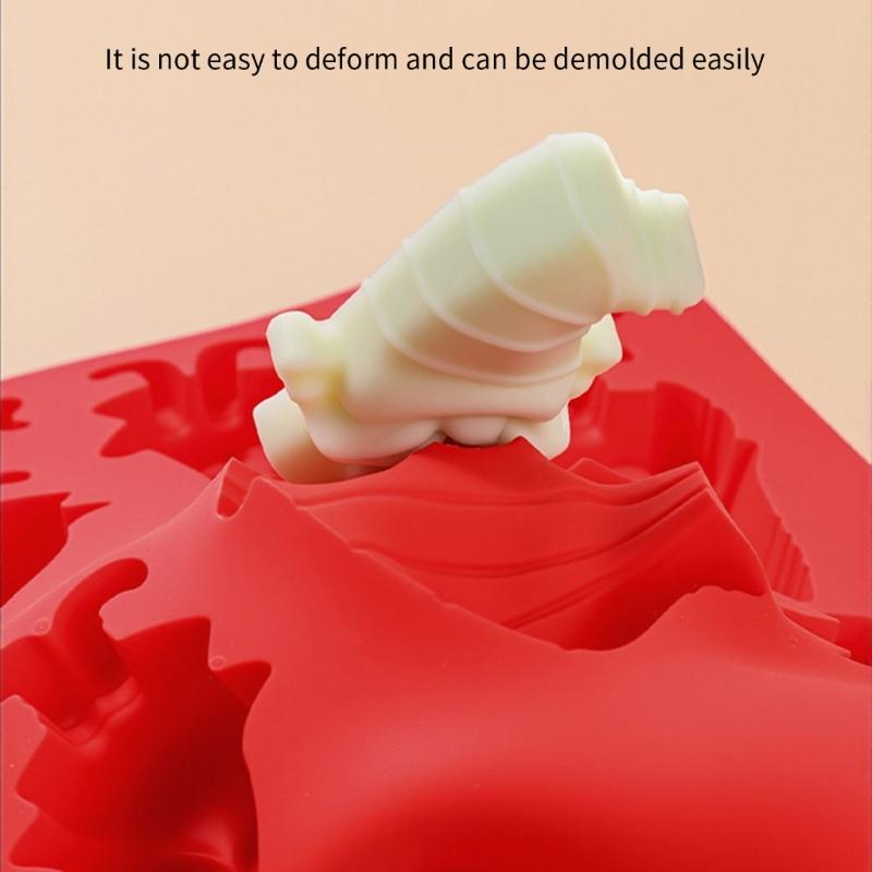 Silicone Baking Molds Nontoxic Materials For Cakes Chocolate Mousses Ice Creams With Easy Cleaning Design And Durable Structure