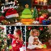 Christmas Cartoon Night Light 7Color Changing Socks Snowman Silicone Lamp Tapping Open Christmas Tree Decor Lights Kids Gifts