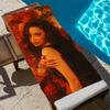 A-ayliva S-schwarzes Singer Wunder Handtuch Strand Schnelltrocknend Weich H-herz Pool Handtücher Geschenk für Reise Fitnessstudio Dusche Camping Sport