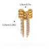 Three-Layer Tassel Ring Beaded Chain Open Finger Ring Gold Color Plated Ring  Jewelry Accessories