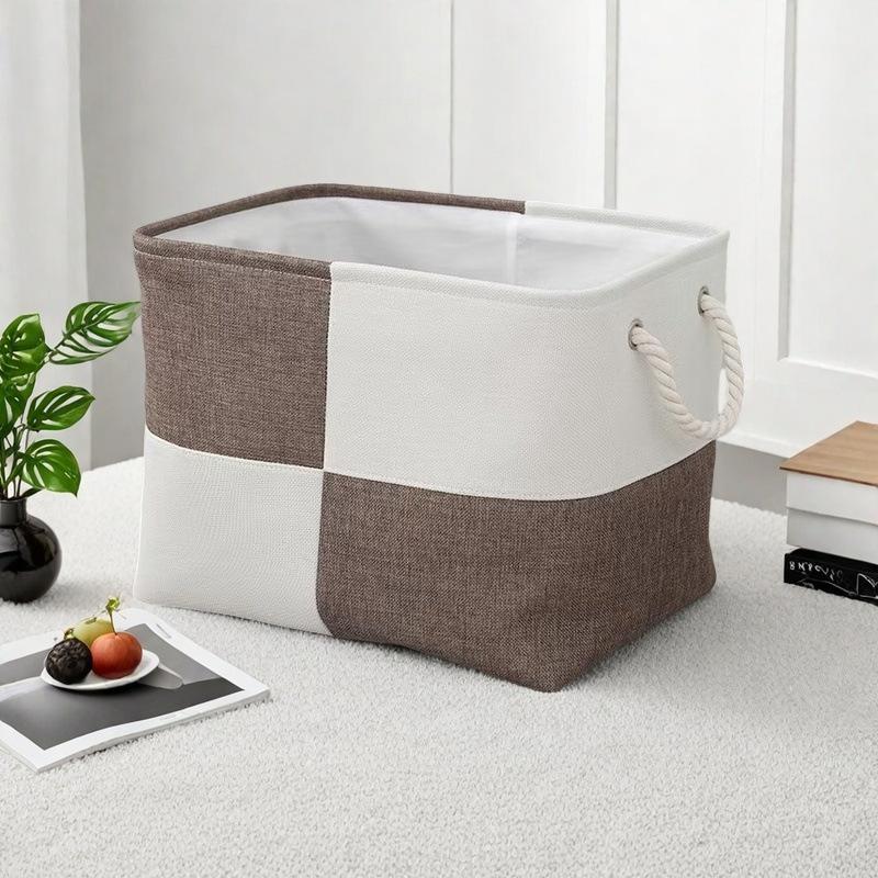 1 Stück Aufbewahrungskorb mit großer Kapazität - Essentiell für Wäsche, Sortierung von Kleinkram, Aufbewahrung von Unterwäsche/Socken, Aufbewahrung von Spielzeug, Heimorganisation