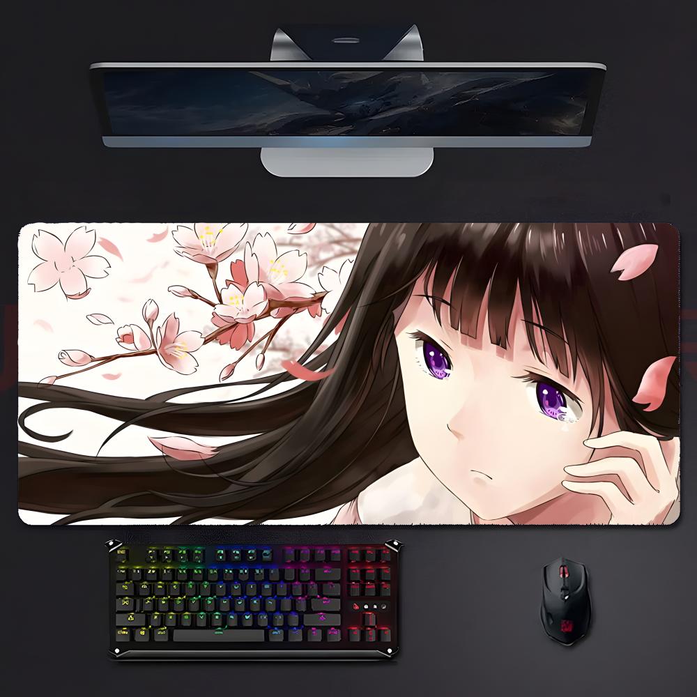 Quiet Smart Anime HHyouka Mouse Pad Mousepad Large Gaming Lockedge Thickened Pc Table Desk Mat