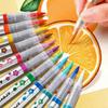 Soft Brush Tip Liquid Acrylic Markers 12/18/36 Colors Non-Bleeding Layerable Paint Pens for Rocks Canvas Fabric Glass Wood Craft