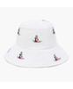 Meonsingweeo Women'S Embroidered Bucket Hat White Mr122Lcp32