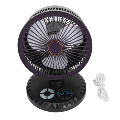 Small USB Desk Fan Silent Strong Wind Efficient 3 Speeds Adjustable Air Circulation Table Fan for Office Home Travel