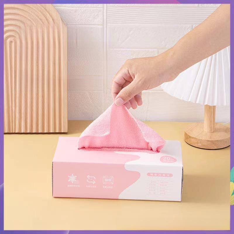 Vytahovací silná houbička na drhnutí z mikrovlákna - Opakovaně použitelná savá utěrka do kuchyně