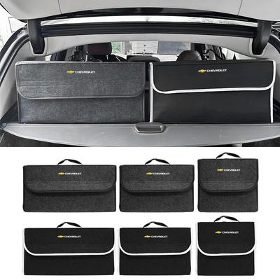 Car Trunk Storage Bag Organizer Sundries Stowing Tidying Box For Spark Captiva Cruze Malibu Equinox Trax Camaro Bolt