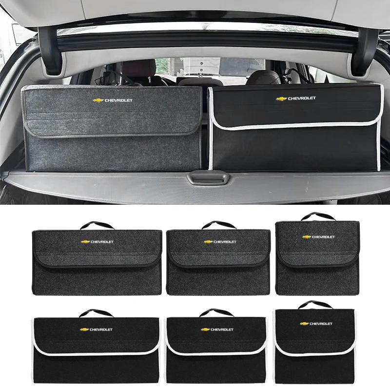 Car Trunk Storage Bag Organizer Sundries Stowing Tidying Box For Chevrolet Spark Captiva Cruze Malibu Equinox Trax Camaro Bolt  PX8