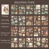 20 Sheets Per Pack Character Girl Scenic PET Sticker Book Girl's Handbook Series 4 Selection Stickers