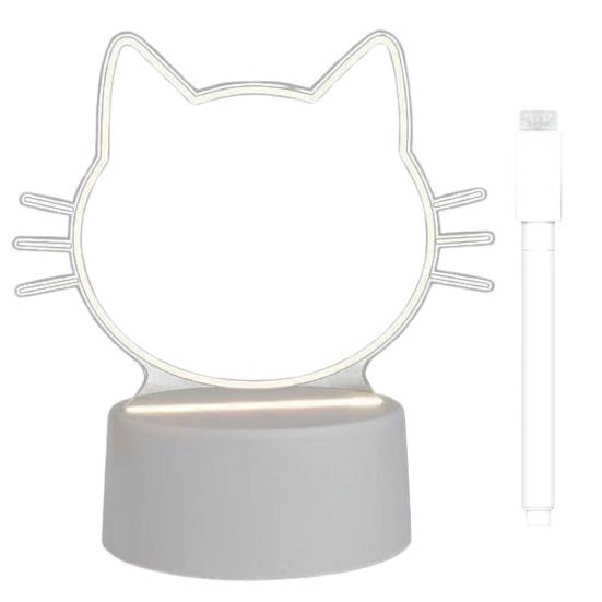 Personalized LED Lamp Acrylic Message Note Board Multipurpose Erasable USB Drawing Board Bedroom Night Light