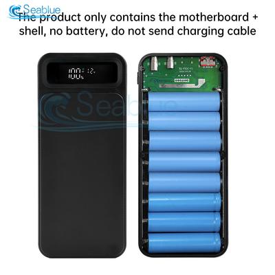 22.5W 5V-12V 8*18650 Battery Holder USB Power Bank Battery Box Mobile Phone Charger DIY Shell Case Charging Storage Case PD3.0