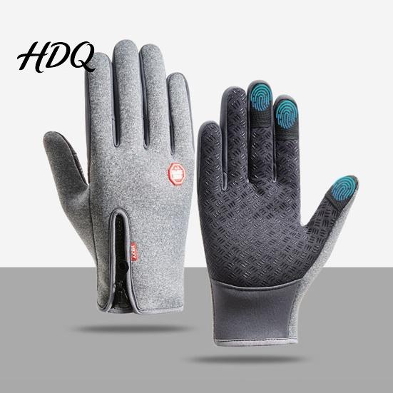 Thermal Touchscreen Cycling Warm Gloves Waterproof Winter Weather with Windproof Cold Anti-Slip Palms for Women