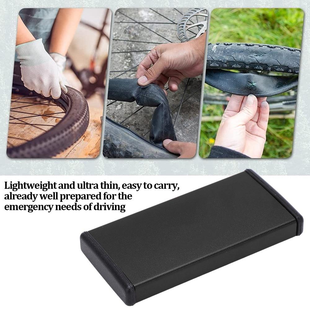 25mm Bike Tire Repair Kit with Box Bike Patch Repair Kit Bike Tire Patch Repair Kit  Bike Repair чёрный
