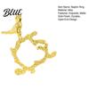 Satin Napkin Ring Ring Vintage Branch & Bird Design with Gold Finish Open-End Holder for Chinese Wedding Table Decor Cloth Linen Dinner Napkins,