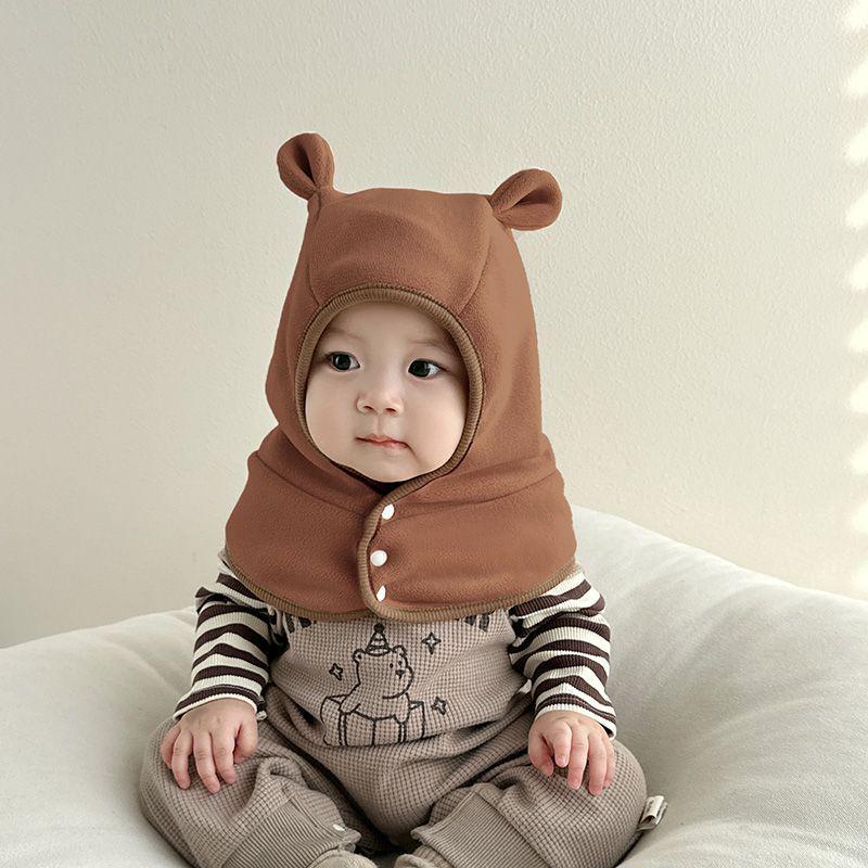 Autumn & Winter Infant Hooded Scarf Hat - Cute & Warm for Toddlers