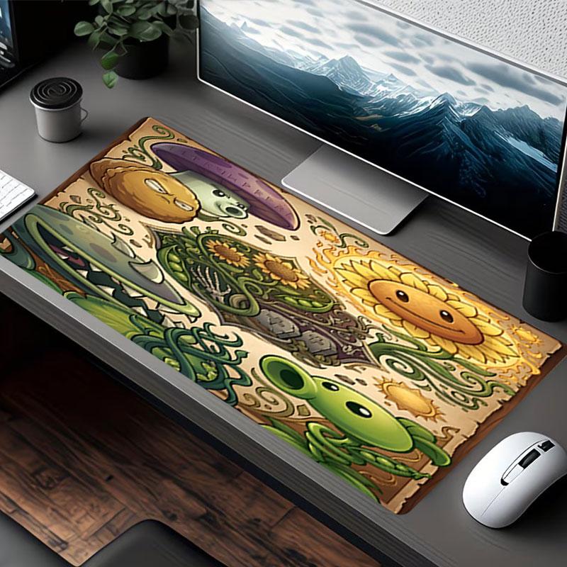 Plants vs. Zombies Print Mouse Pad, for Keyboard Pad Laptop PC Mat for Office Home Use, Desk Decor, Perfect Birthday Gift for Gamers