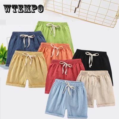 Kinderhosen Sommer Jungen und Mädchen tragen koreanische Sportshorts Strandhosen Pyjamas und Leggings Hosen
