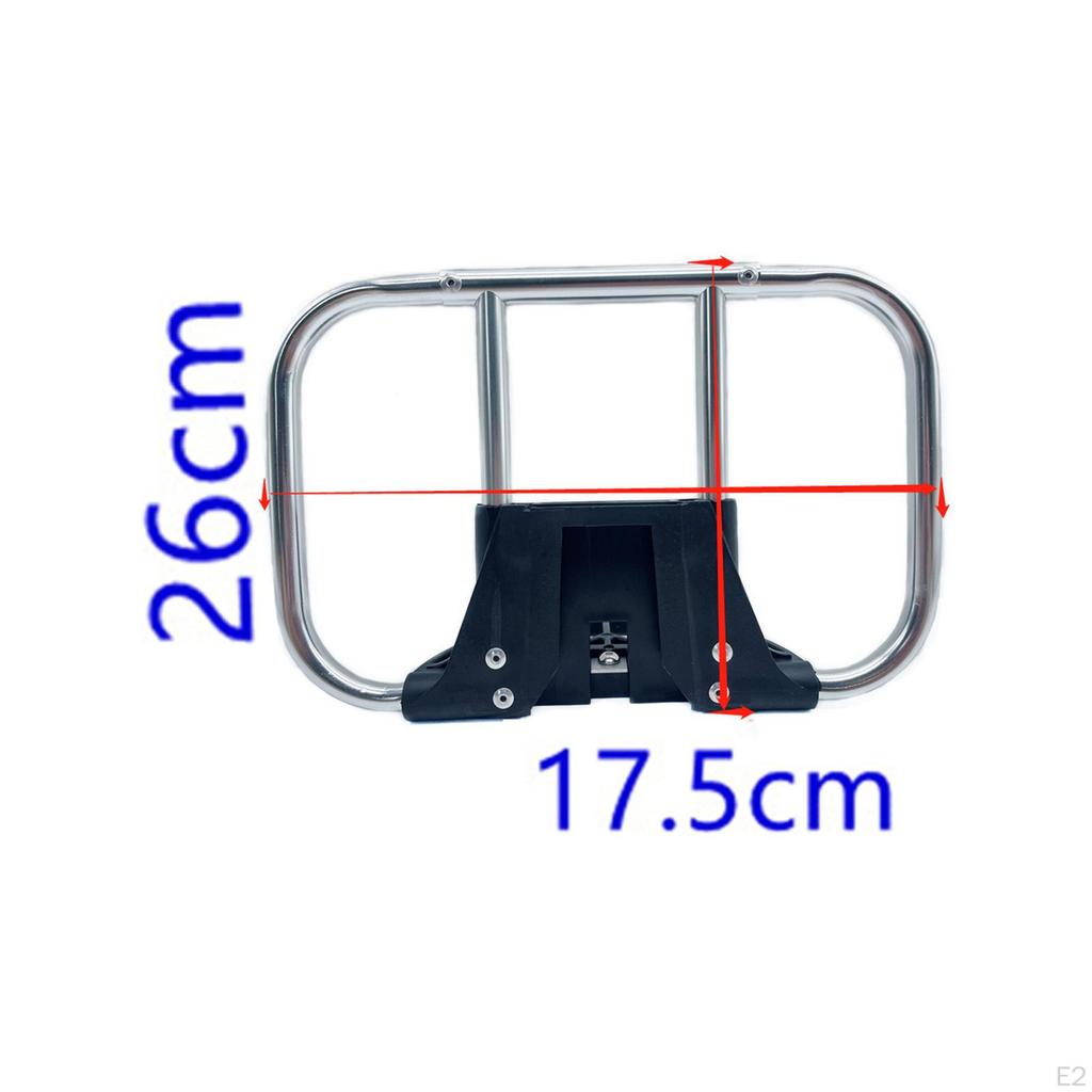 Folding Bike Carrier Bracket Front bag Holder Cargo frame Lightweight Bicycle Parts Alloy
