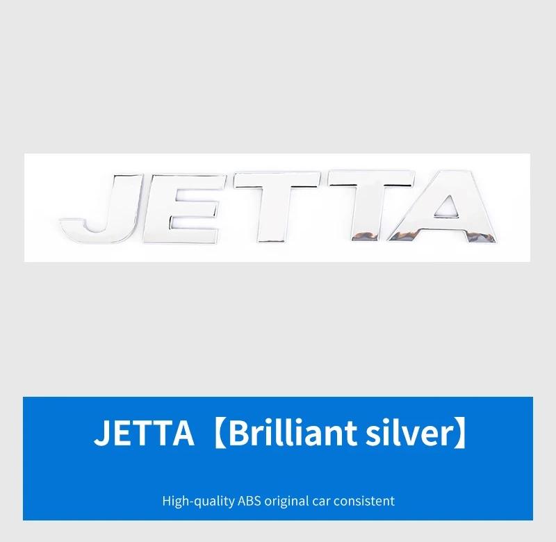 For VW For Volkswagen GTI/CC/V6/V8/Caddy/Jetta/Lavida specific ABS plastic trunk badge sticker silver black decorative label w