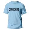 Roliga T-shirts för Män Stolt Pappa till Några Dumskallar Tryck T-shirt för Män Fäder Pappa Present Kortärmade Toppar Vardagskläder