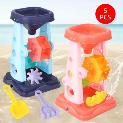 Summer Beach Toy for Kids Hourglass Sandbox Set Beach Game Toy for Send Children Beach Play Sand Water Play Tools Beach Play