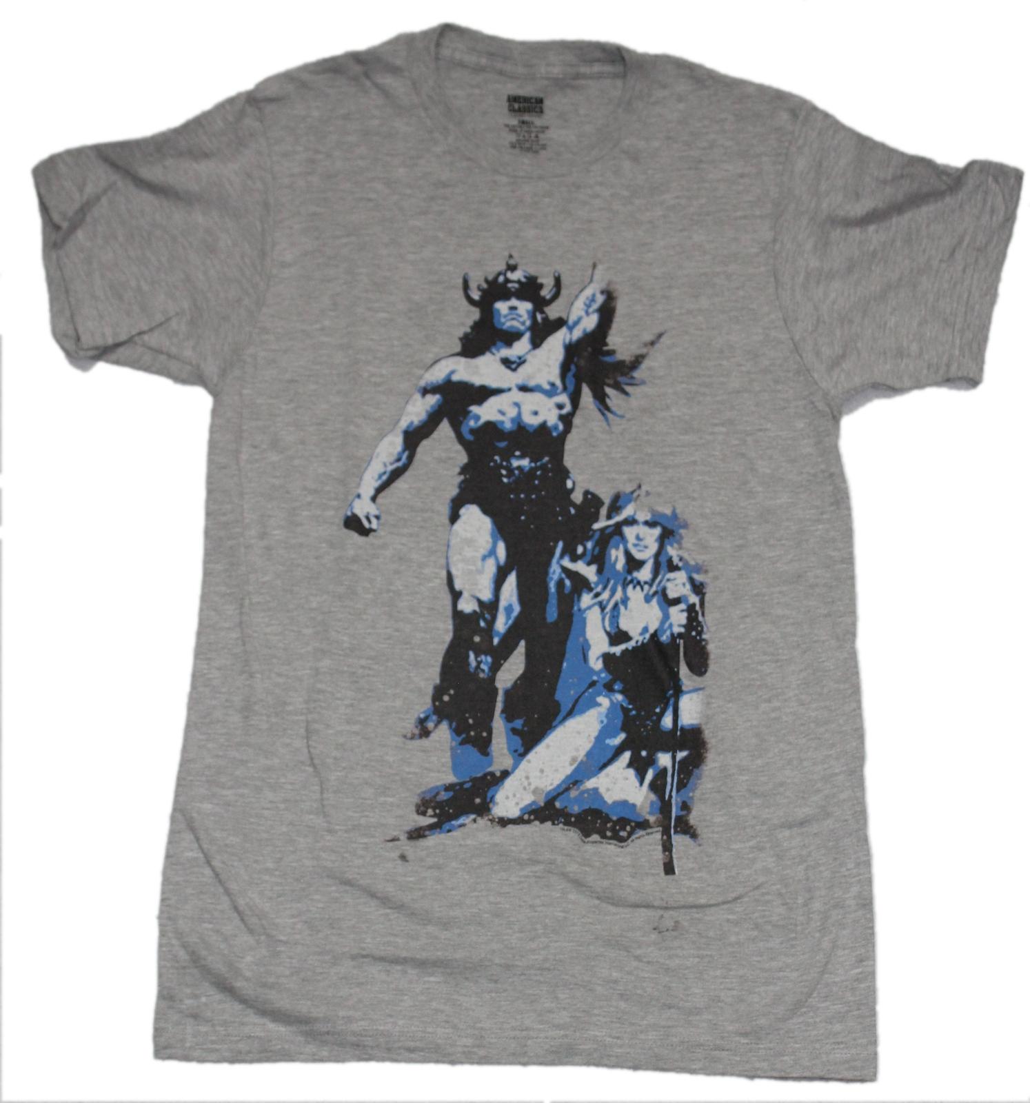 Conan the Destroyer New Adult T-Shirt - Stylized Movie Poster Image XXL
