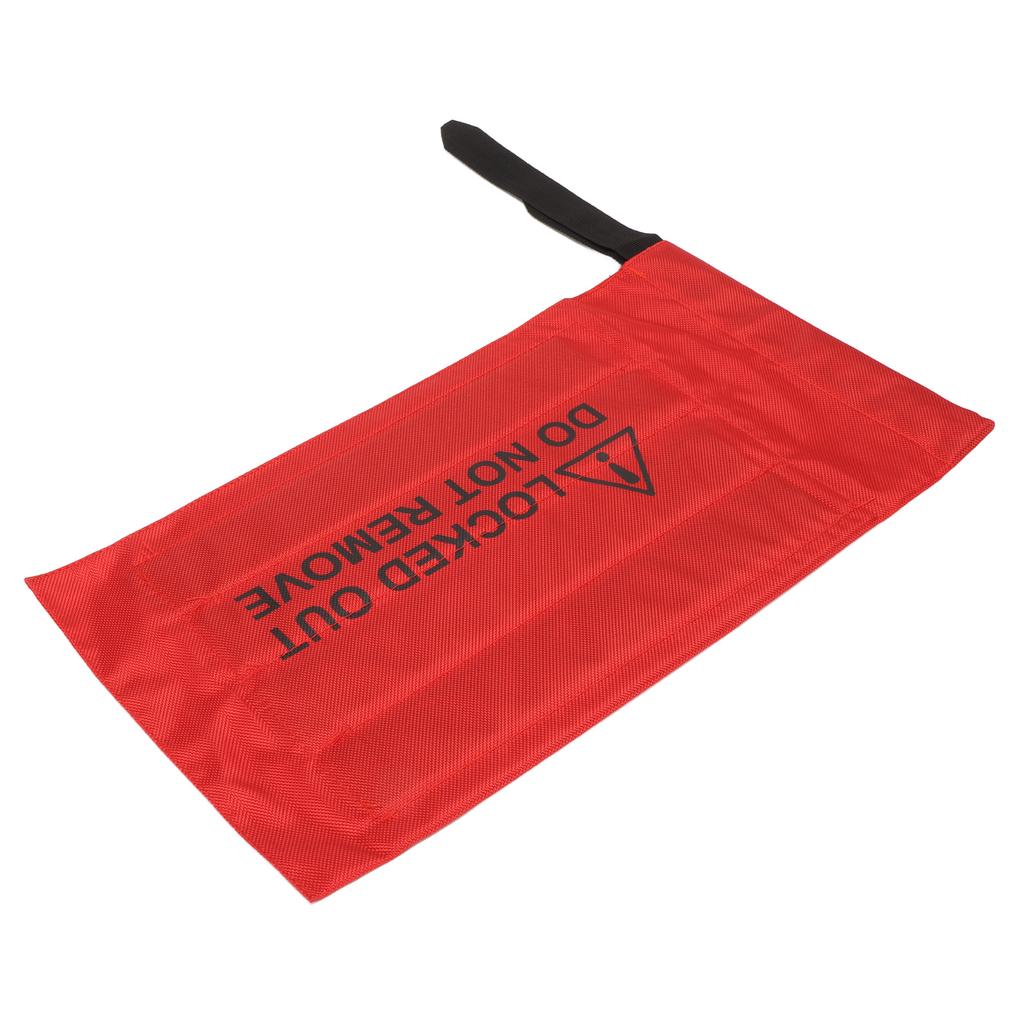 Safety Lockout Bag Wear Resistant Red Warning Signs for Vehicle Controller Button