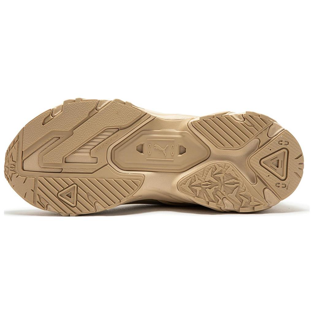 Puma Comfortable Slip Resistant Low Top Chunky Sneakers Unisex Brown 393046-02