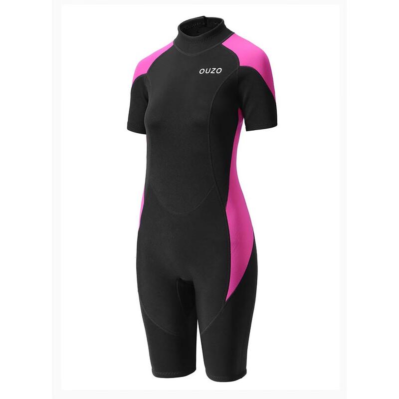 OUZO 1.5mm Women s Short Sleeve Wetsuit XS