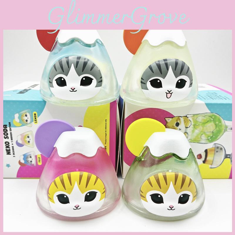 Fuji Cat Mount Action Figure Cartoon Model Toy Decoration Doll Kid Gift Ornament