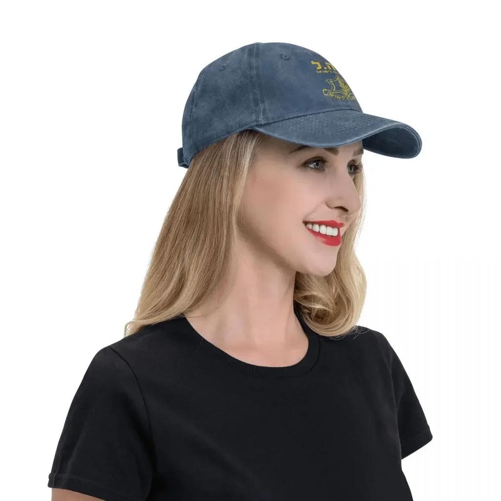 Vintage Defense Forces Baseball Cap for Men Women Distressed Denim Snapback Cap Military Army Unstructured Soft Cap