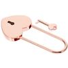 Lock With Key Mini Lock Love Lock Metal Metal Heart Padlock For Valentine's Day Gift Souvenir Anniversary Present