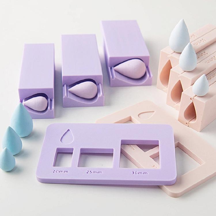 Water Drop Shape Clay Bead Roller Mold 3 Size Craft Jewelry Tool Clay Rolling Molds Plastic Texture for Beads Pendant