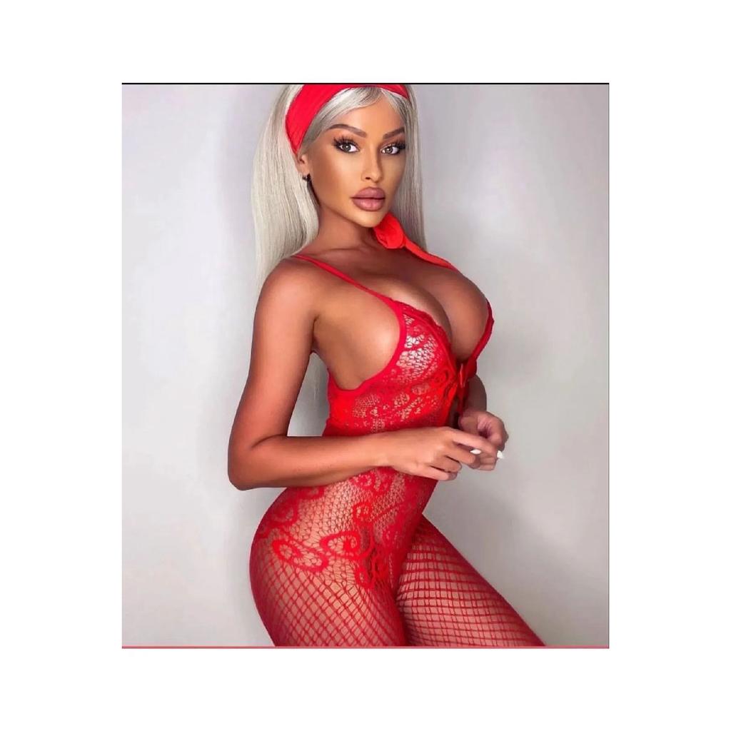 Fantasy Body Stocking With Private Area Open