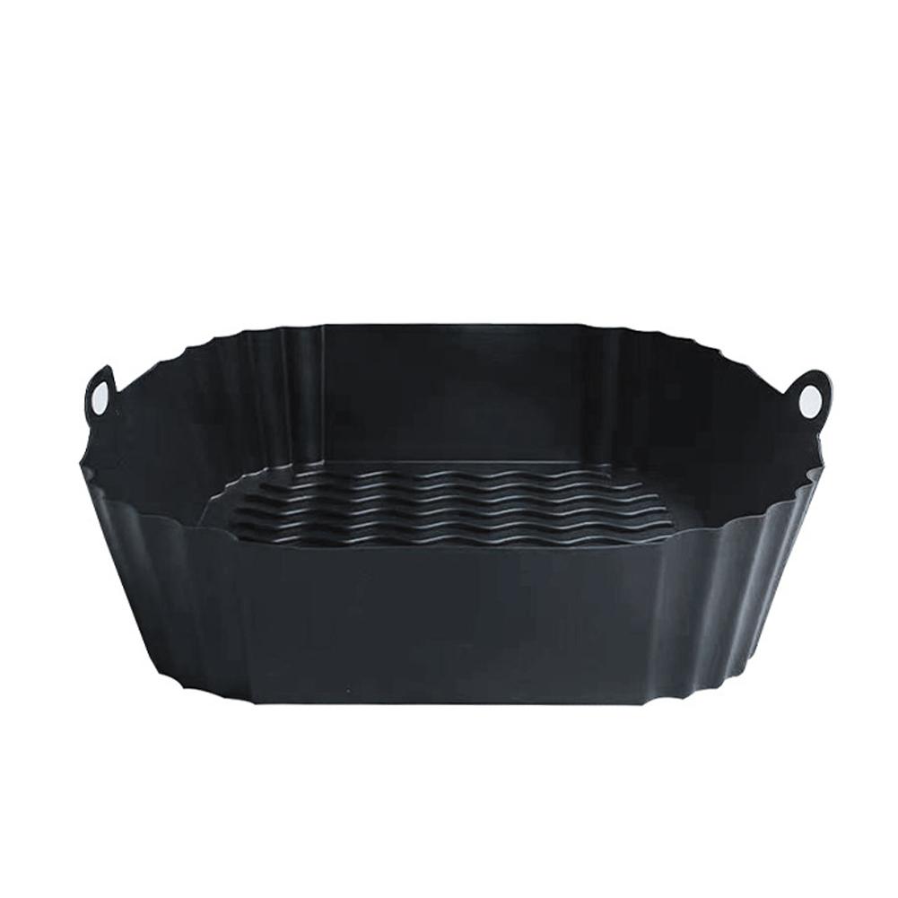 Reusable Silicone Basket Airfryer Baking Tray Silicone Mold for AirFryer Pizza Fried Chicken Basket Air Fryer Liners Accessories