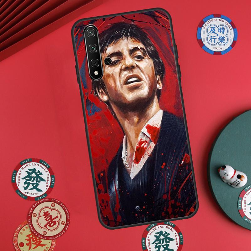 Scarface Tony Montana For Huawei Nova Y73 Y72 Y61 Y91 Y90 Y70 Y60 12s 12i 11i 8i 9 10 SE P60 Pro P30 P40 Lite Case