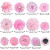 12PCS Pet Collar Flower Bow Collar Detachable Flower Embellishment for Cat Dog,Pet Supplies for Birthday Party