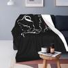 Beauty Within The Beast Fleece Throw Blanket for Couch Sofa Bed Soft Fuzzy Plush Blanket Luxury Flannel Blanket for All Seasons