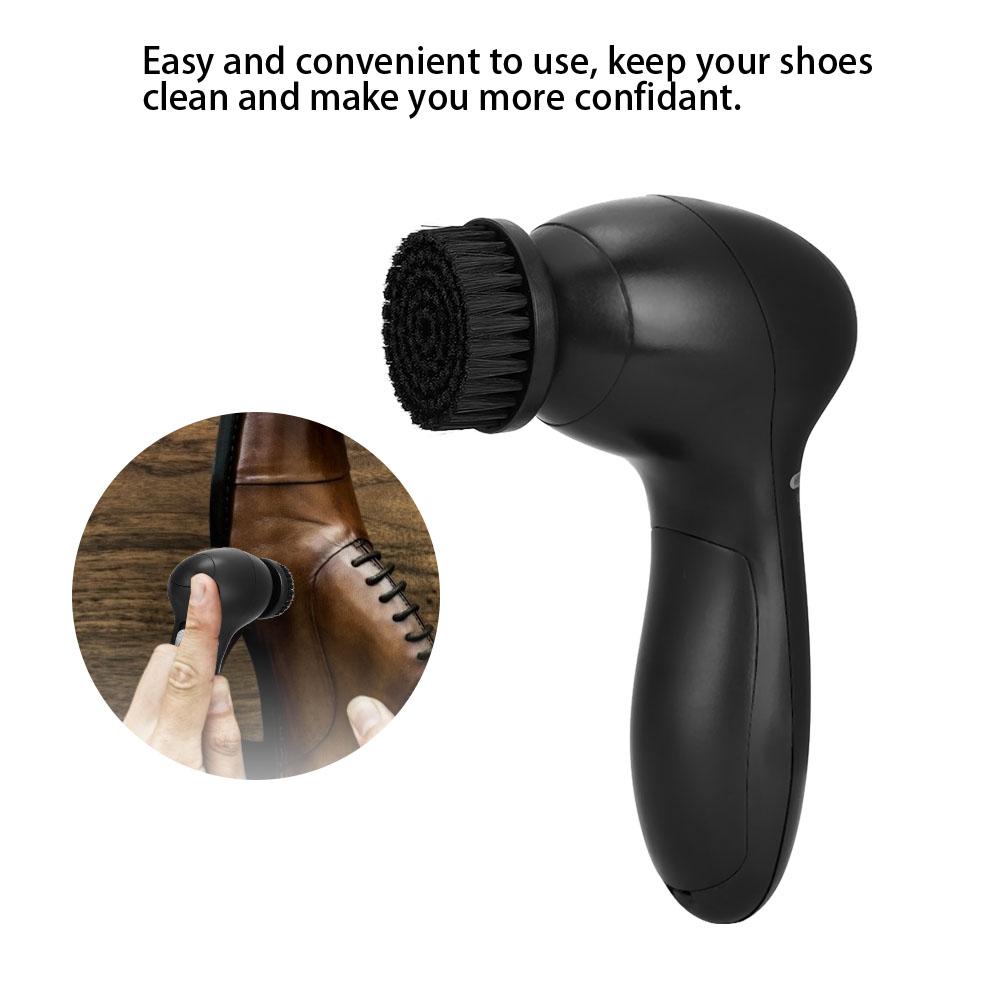 Handheld Electric Portable Replaceable Brush Head Shoe Brush Shoe Polishing Tool