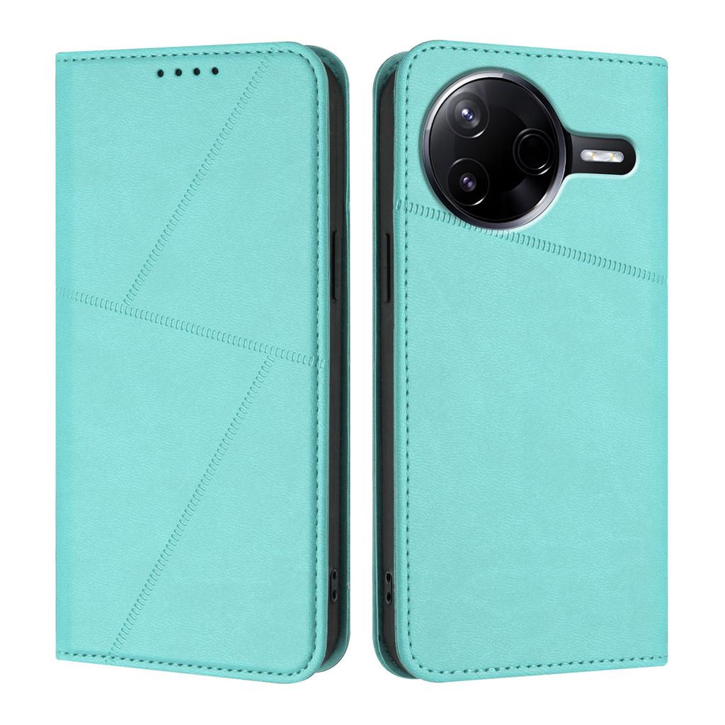 For Xiaomi Poco F7 Pro 5G/Xiaomi Redmi K80 5G Wallet Case Magnetic Closure Leather Flip Phone Cover with Stand