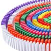 Set di Domino Colorati in Legno da 120 Pezzi per l'Educazione Precoce e lo Sviluppo delle Abilità