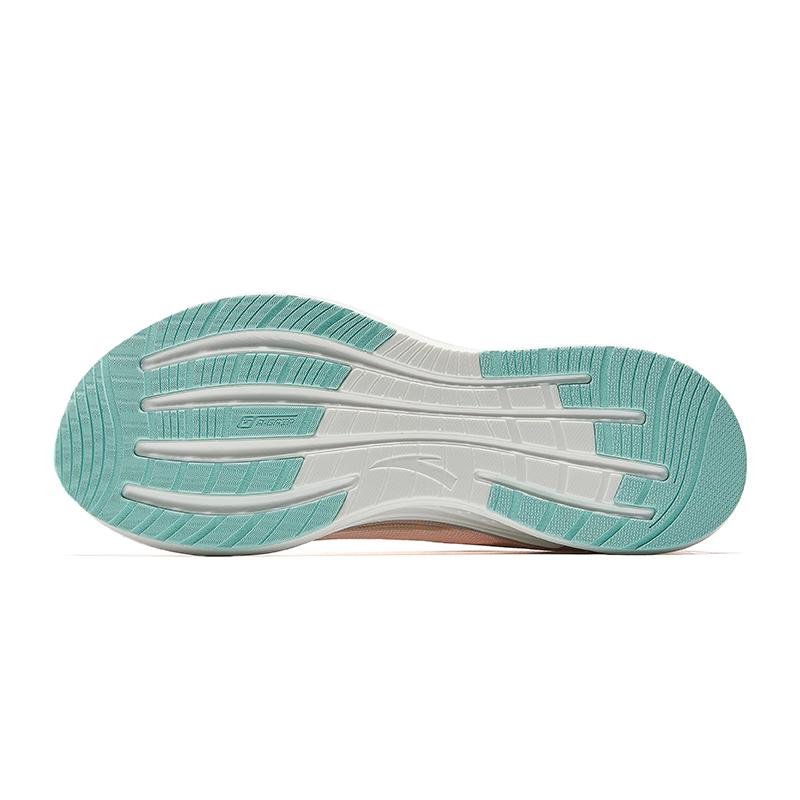 New Anta Anti Slip Wear Resistant Low Top Casual Running Shoes Women's White Pink 122525541-1