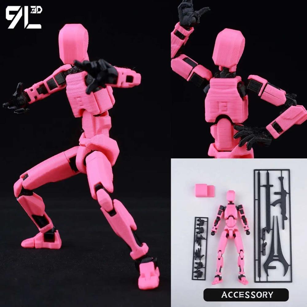 (Assembly Completed) T13 Action Figure Set,Dummy 13 Robot Action Figure, Lucky 13 Collectible Action Figure Articulated