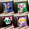 Cartoon Animal Cute Cushion Cover Reversible Soft Durable Pillow Cover Home  Car MultiScene Use for Daily Comfort