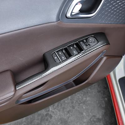 For Kia Soul -2025 Window Button Cover Car Door Armrest ABS Decal Panel Window Button Trim Interior Accessories LHD